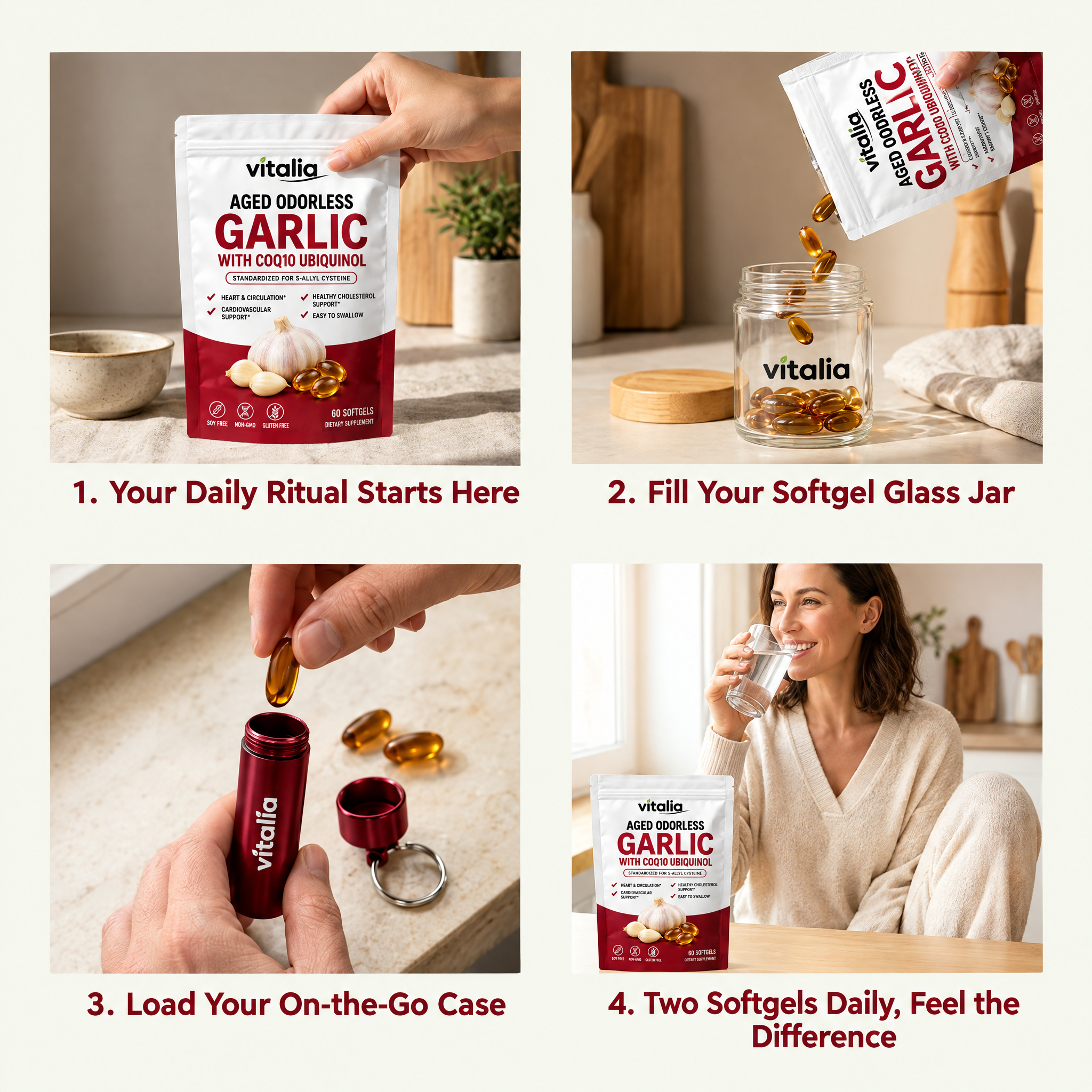 Vitalia® Aged Odorless Garlic